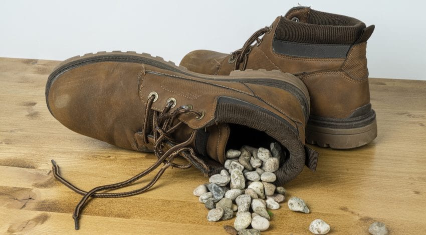 Dump the pebble from your shoe