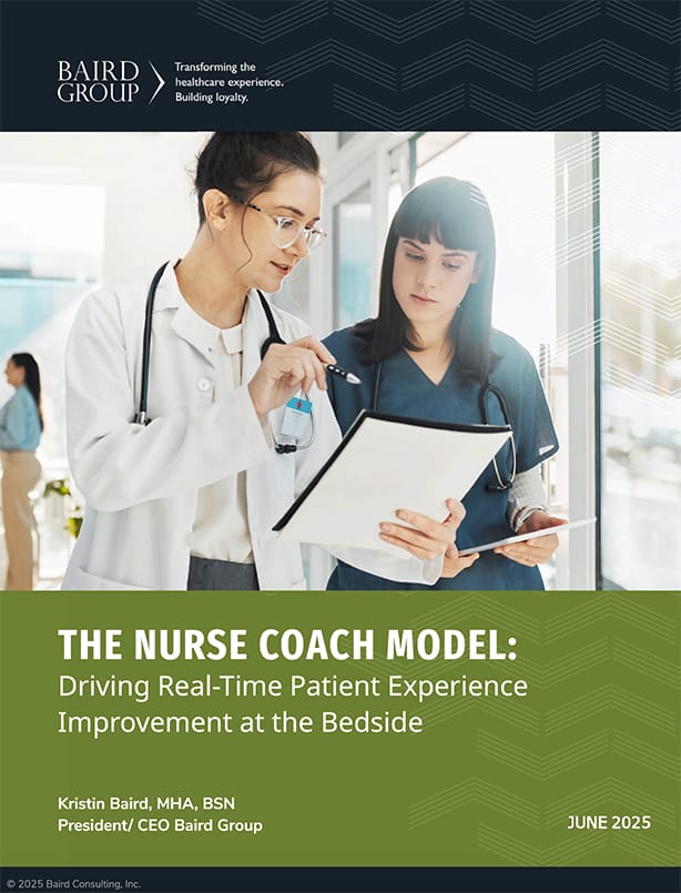 The Nurse Coach model: Driving real-time patient experience improvement at the bedside. Learn more!